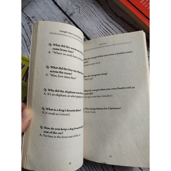 laugh out loud kids joke book Lot Of 3 Animal, Knock Knock Jokes Rob Elliott - Picture 9 of 10